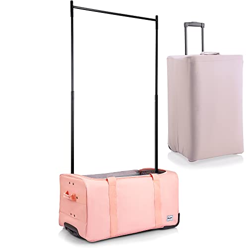 Women Pink Travel Bag Sports Bag FitnessTraining Duffle Bag Handheld  Shoulder Bag Large Capacity Waterproof Luggage Storage Bag