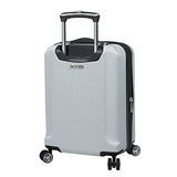 Mia Toro Italy Moda Hardside 28 Inch Spinner Luggage, White, One Size