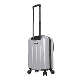 Mia Toro Italy Reggia Hard Side Spinner Luggage 3 Piece Set, Blue, One Size