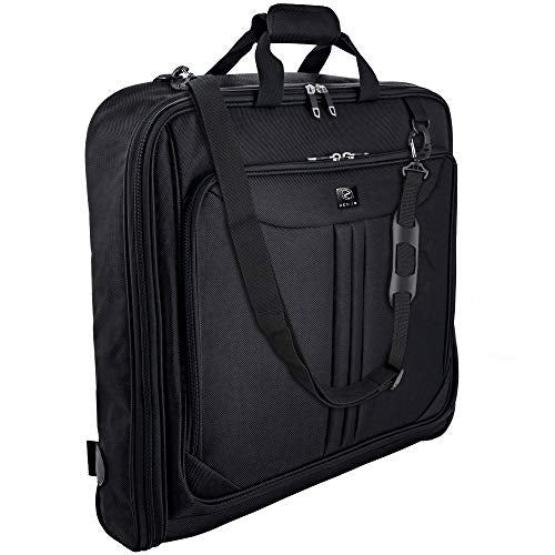 RELAX4LIFE Carry on Garment Bag, Duffle Bag Travel Suit Carrier with Shoe  Compartment & Adjustable Shoulder Strap, Waterproof Hanging Suitcase