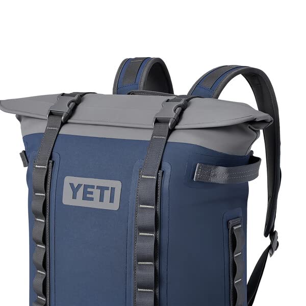 YETI Hopper M20 Backpack Soft-Sided Cooler Dryhide Shell Navy