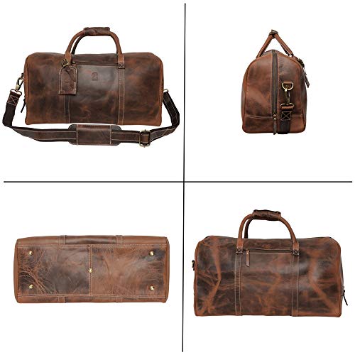 Cool Leather Mens Overnight Bag Weekender Bags Vintage Travel Bags