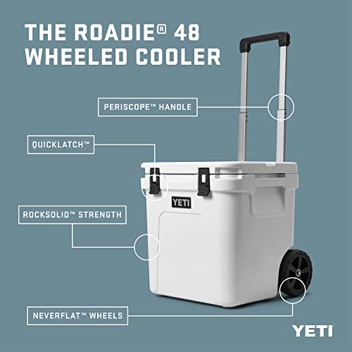 Yeti Roadie 48 Wheeled Cooler - Camp Green