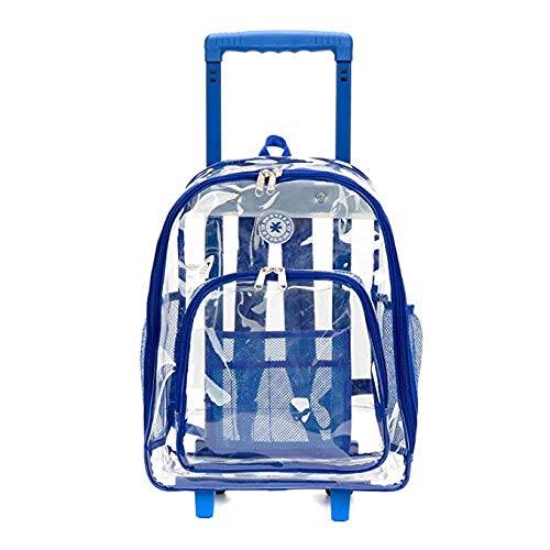 XGeek Clear TPU Backpack Transparent Travel Bookbag,Unique Design, Student DIY Doodle Bookbag, for School,Sports,Work,Security Travel,College, Adult
