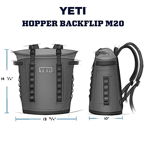 YETI Hopper Backpack M20 Soft Cooler Black