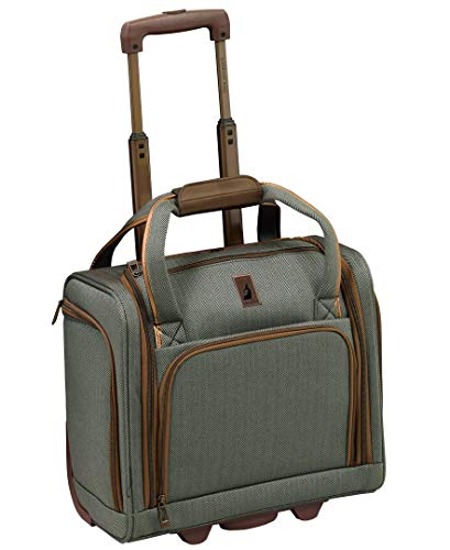 LONDON FOG Newcastle 15 Inch Underseater Rose Charcoal Herringbone backpacks4less