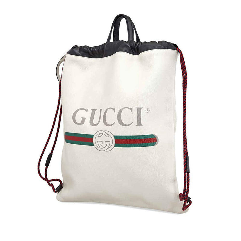GUCCI GG Supreme Unisex Nylon 2WAY Logo Outlet Backpacks (510336 K28CN 001)