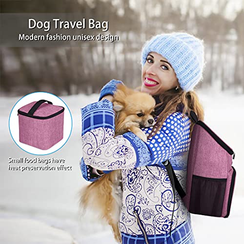 LOCHAS Cotton Dog Shirts, Wheeled Pet Carrier Backpack Breathable Pet  Carrier with Wheels Collapsible Dog Backpack Carrier for Small Dogs Cats  Puppy Dog Stroller Travel Carrier