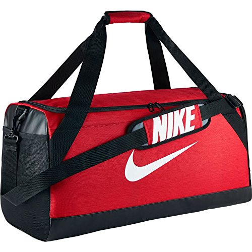 Nike Brasilia (Medium) Training Duffel Bag (University Red/Black