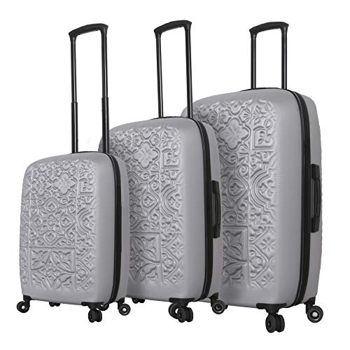 Mia toro moda 3 piece hardside spinner luggage set online