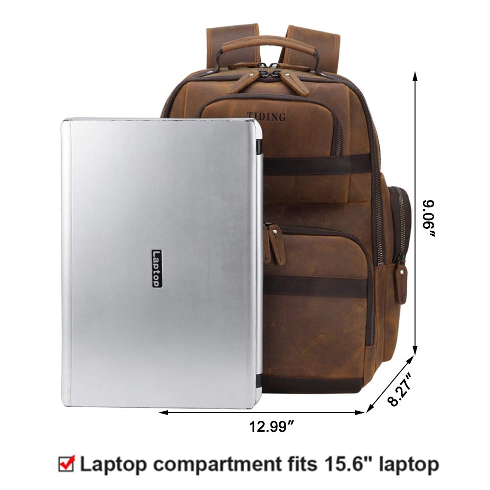 Premium Leather Laptop Bag for Women with Should Strap and 15.6 inch Laptop  Compartment