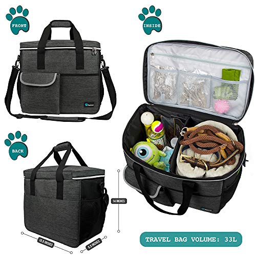 Airline Approved Pet Travel Organizer/Lunch Bag with Food