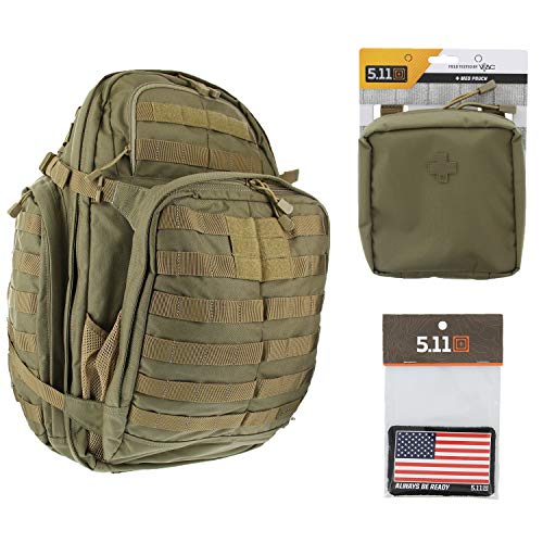 5.11 RUSH72 Tactical Backpack Med First Aid Patriot Bundle