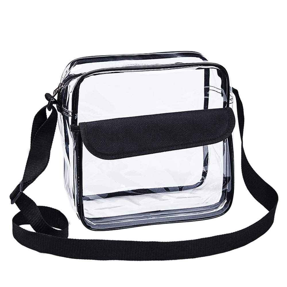 Clear Crossbody Bag Stadium Approved Clear Purse for Women Men Transparent  Me