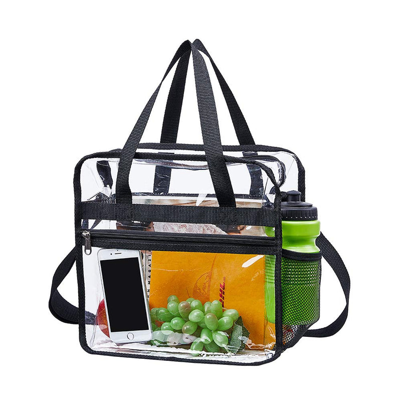 Clearworld Stadium Approved Clear Lunch BagSee Through Lunch Box