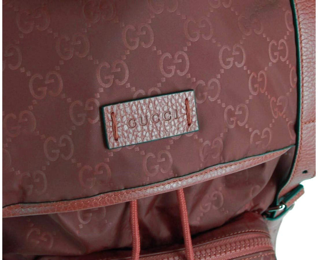 Gucci Duffle Brown Signature Guccissima Large Canvas Leather Travel 61– Bag  Lady Shop