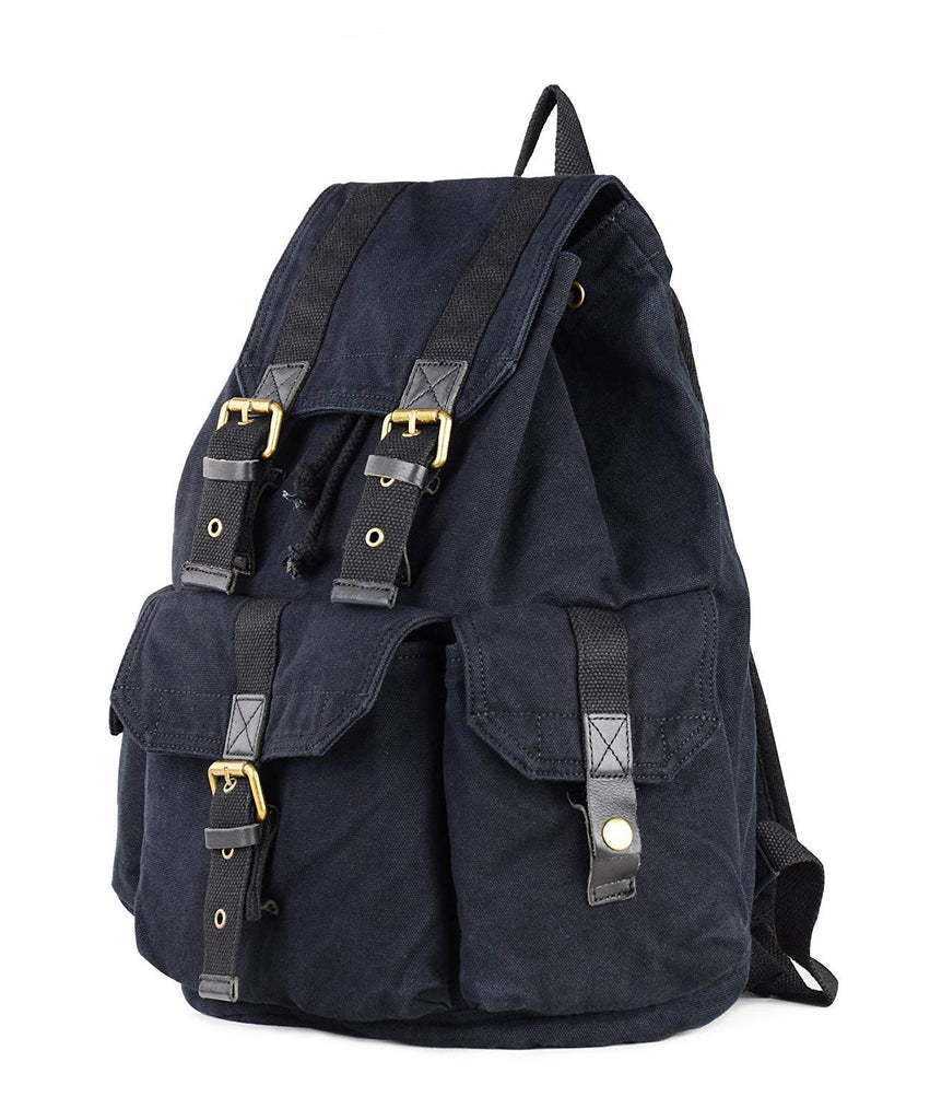 Backpack Density High Canvas Rucksack– Specially Gootium Thick 21101BLK
