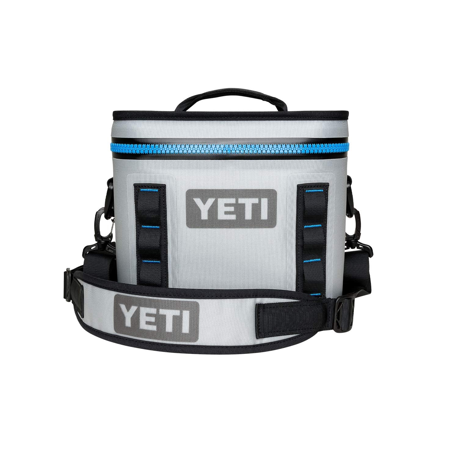 YETI Hopper Flip 18 Portable Cooler, Fog Gray/Tahoe Blue