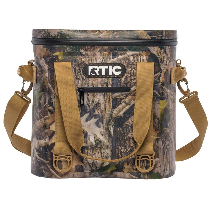 RTIC Can Koozie done in Brown/tan and Transparent Gold