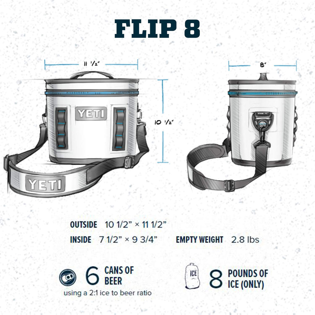 YETI Hopper Flip 8 Cooler - Gray