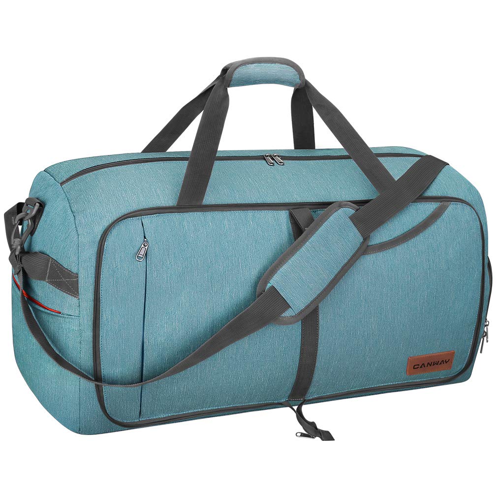 Leather Weekender Bag With Shoe Compartment - Anuent