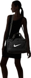 NIKE Brasilia X-Small Duffel - 9.0, Black/Black/White, Misc - backpacks4less.com