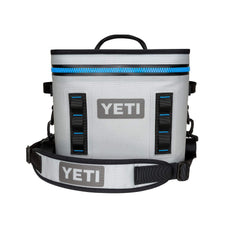 YETI Hopper Flip 8 Portable Cooler, Fog Gray/Tahoe Blue–