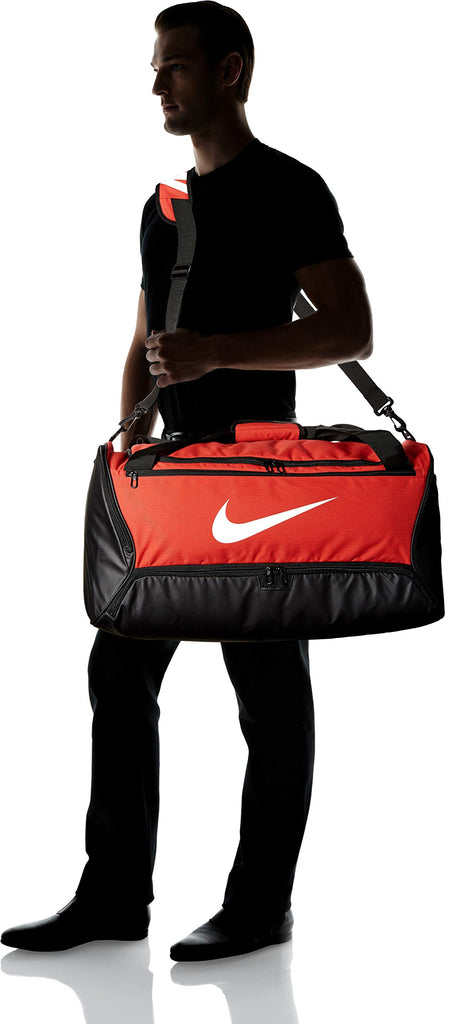 Nike Brasilia Training Medium Duffle Bag, Durable Nike Duffle Bag for –