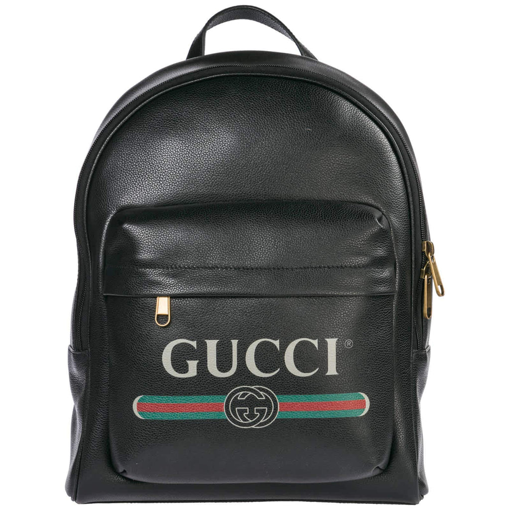 GUCCI 2019 Black Beige Monogram Jacquard Wool Drawstring Buckle Backpack  NWT | eBay
