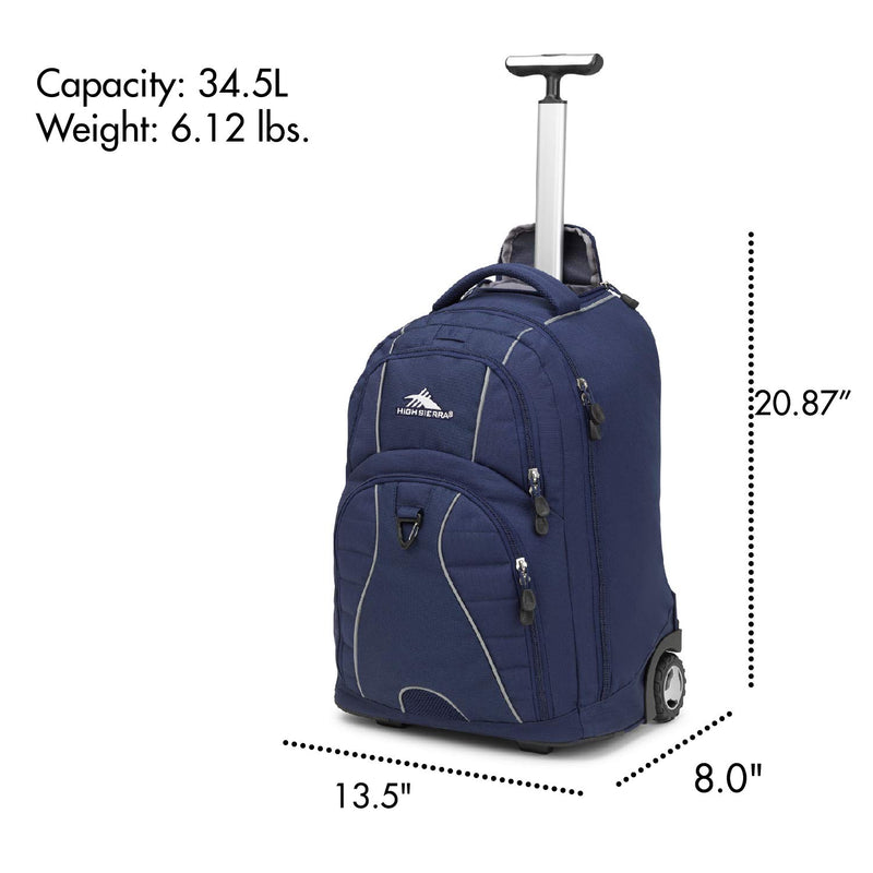 High sierra backpack suitcase hotsell