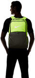 NIKE Brasilia X-Large Backpack - 9.0, Volt/Black/White, Misc - backpacks4less.com