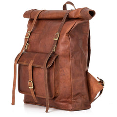 Berliner Bags Leeds XL Leather Backpack Laptop Rucksack Men