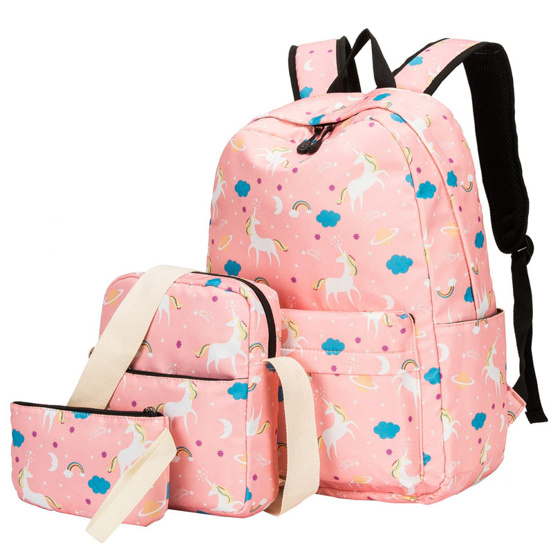 Bluboon Backpack for School Girls Primary School Bag for Kids Teens Casual  Daypack Bag with Crossbody Purse Messenger Bag