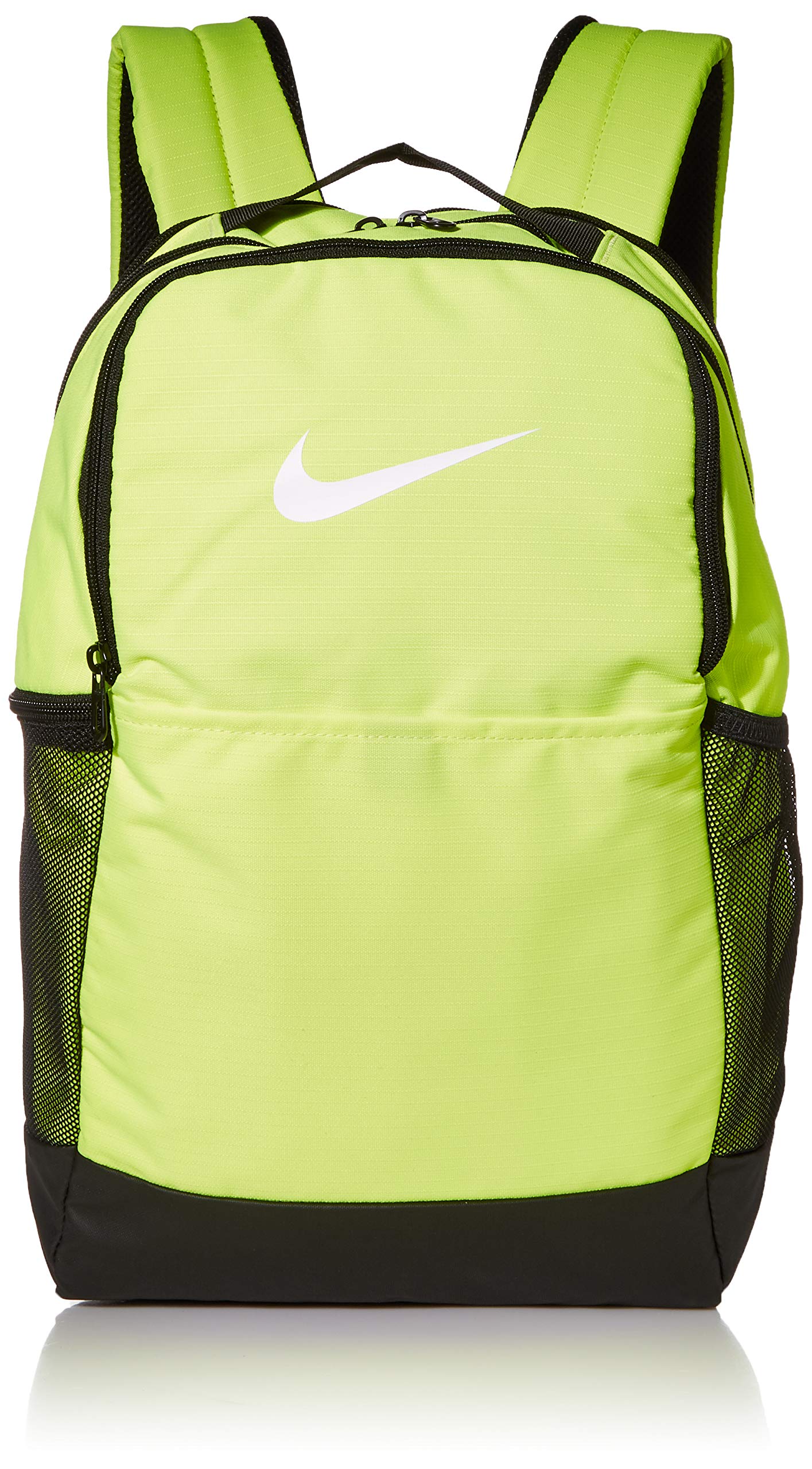 Nike, Bags, Nike Duffel Bag Medium Size Black Volt Green Lots Of Pockets  Gym Travel