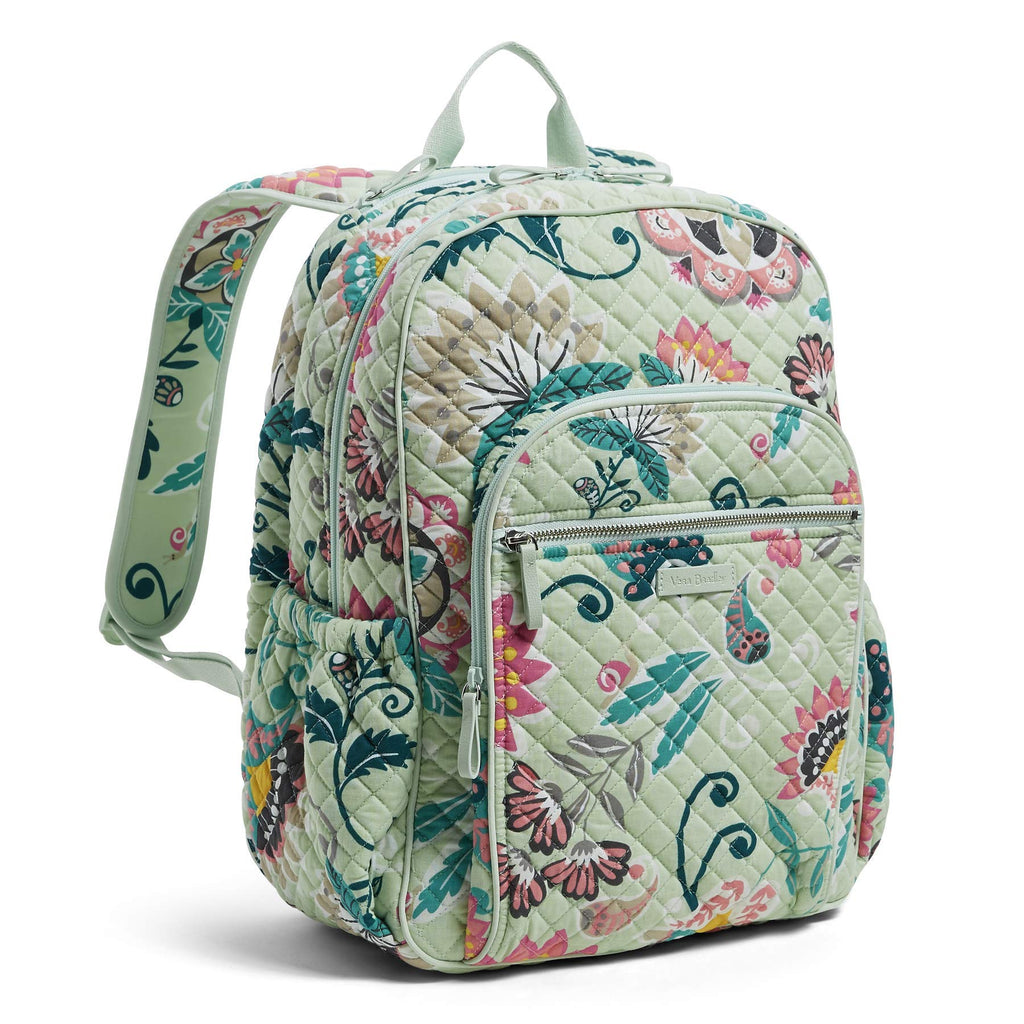 Vera Bradley Women's Iconic Campus Backpack, Signature Cotton, One_Size