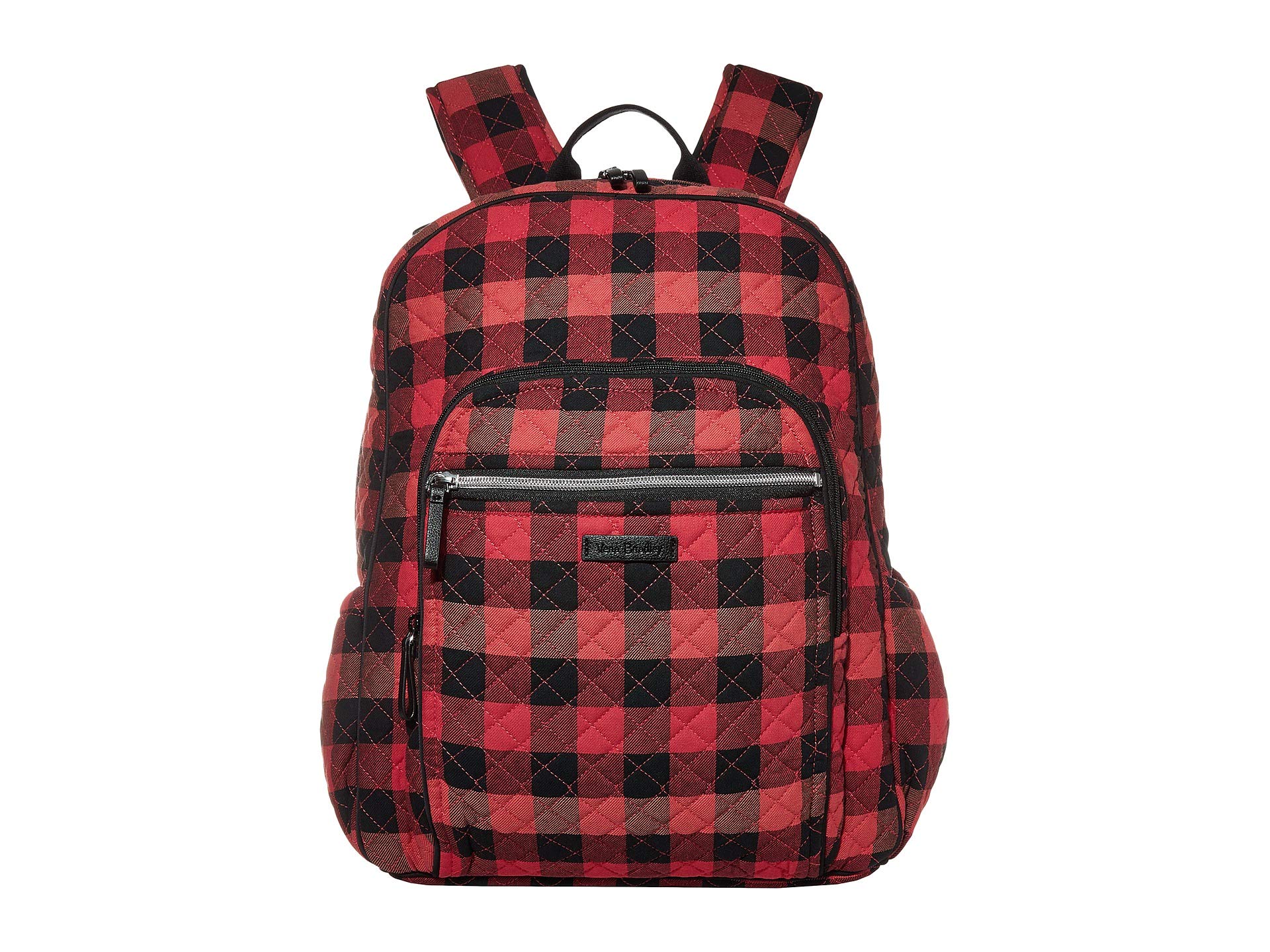 Checkered Embossed Backpack