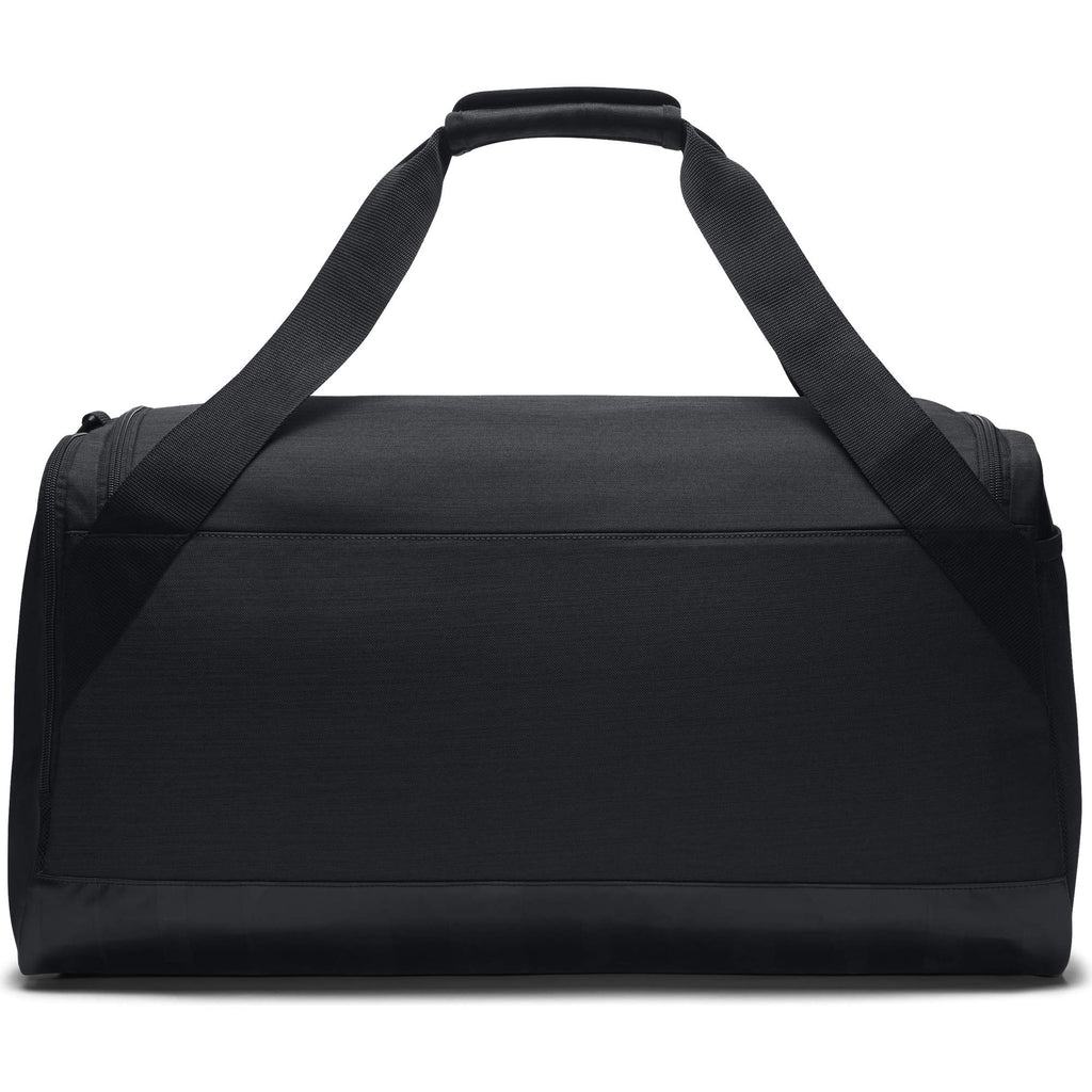 NIKE Brasilia Training Duffel Bag, Black/Black/White, Medium–