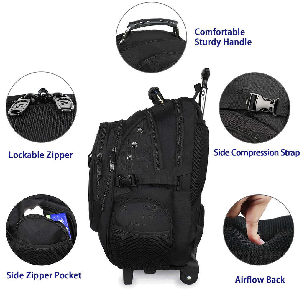 Laptop Backpack Womens Mens Rucksack Travel 17 Inch Anti theft