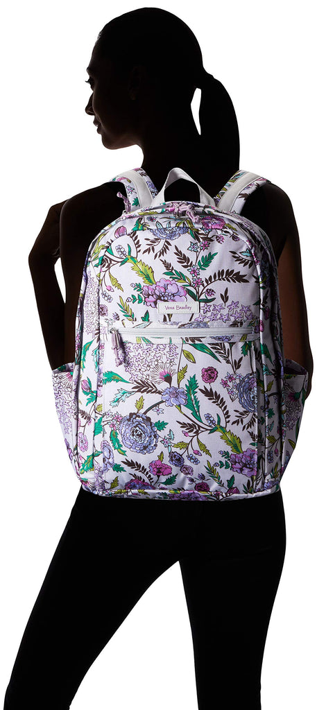 Vera Bradley Lighten Up Journey Backpack Lavender Botanical One