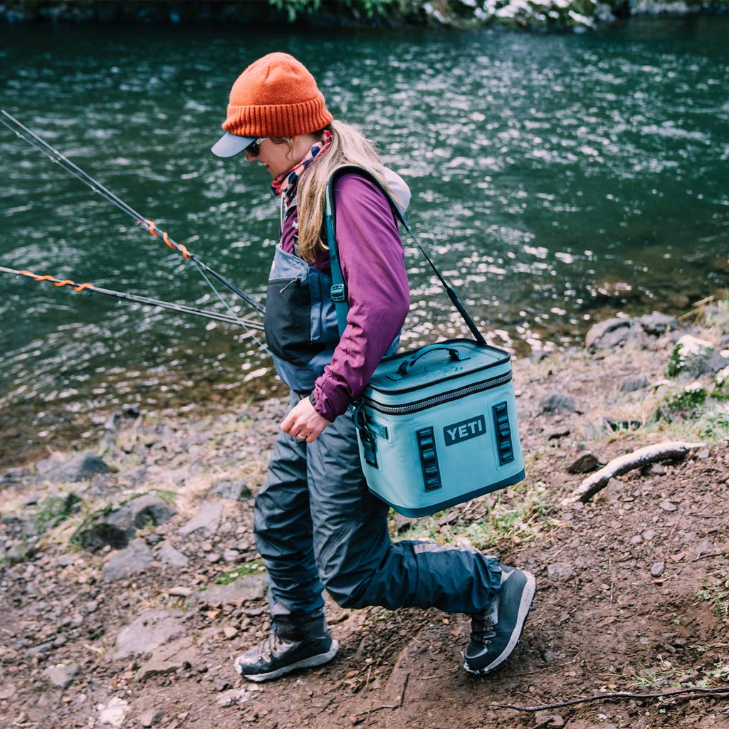 YETI Hopper Flip 12 Portable Cooler, River Green– backpacks4less.com