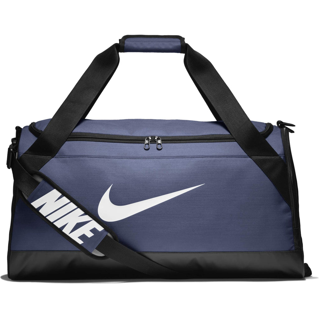 Nike Brasilia Training Backpack Travel Bag Midnight Navy Blue Black White  NWT