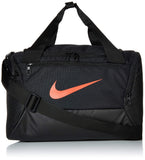 Nike Nike Brasilia X-small Duffel - 9.0, Black/Black/Habanero Red, Misc