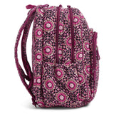 Vera Bradley Signature Cotton XL Campus, Raspberry Medallion - backpacks4less.com