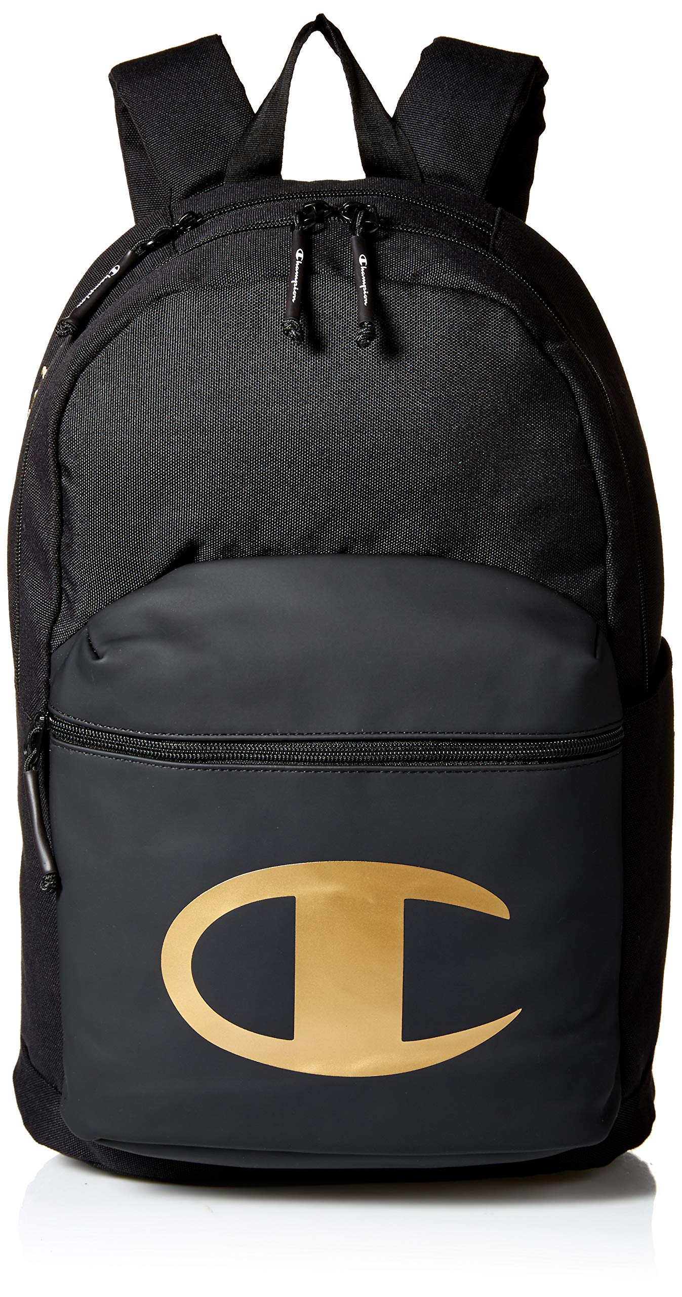 Black and 2024 gold backpack mens