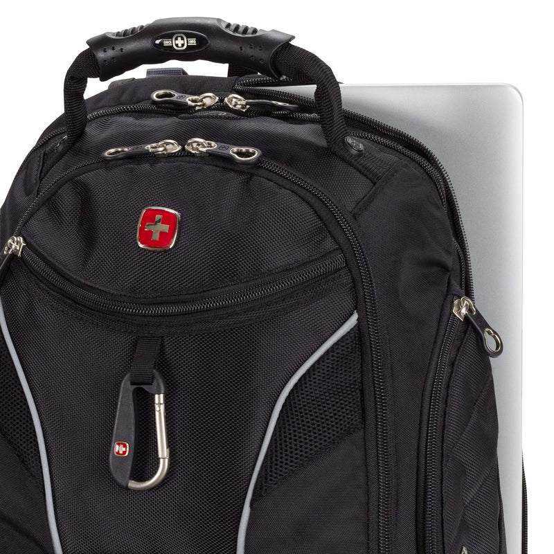 SwissGear ScanSmart Laptop Bag, Grey Ballistic, Fits 15-Inch Notebook