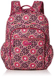 Vera Bradley Signature Cotton XL Campus, Raspberry Medallion - backpacks4less.com